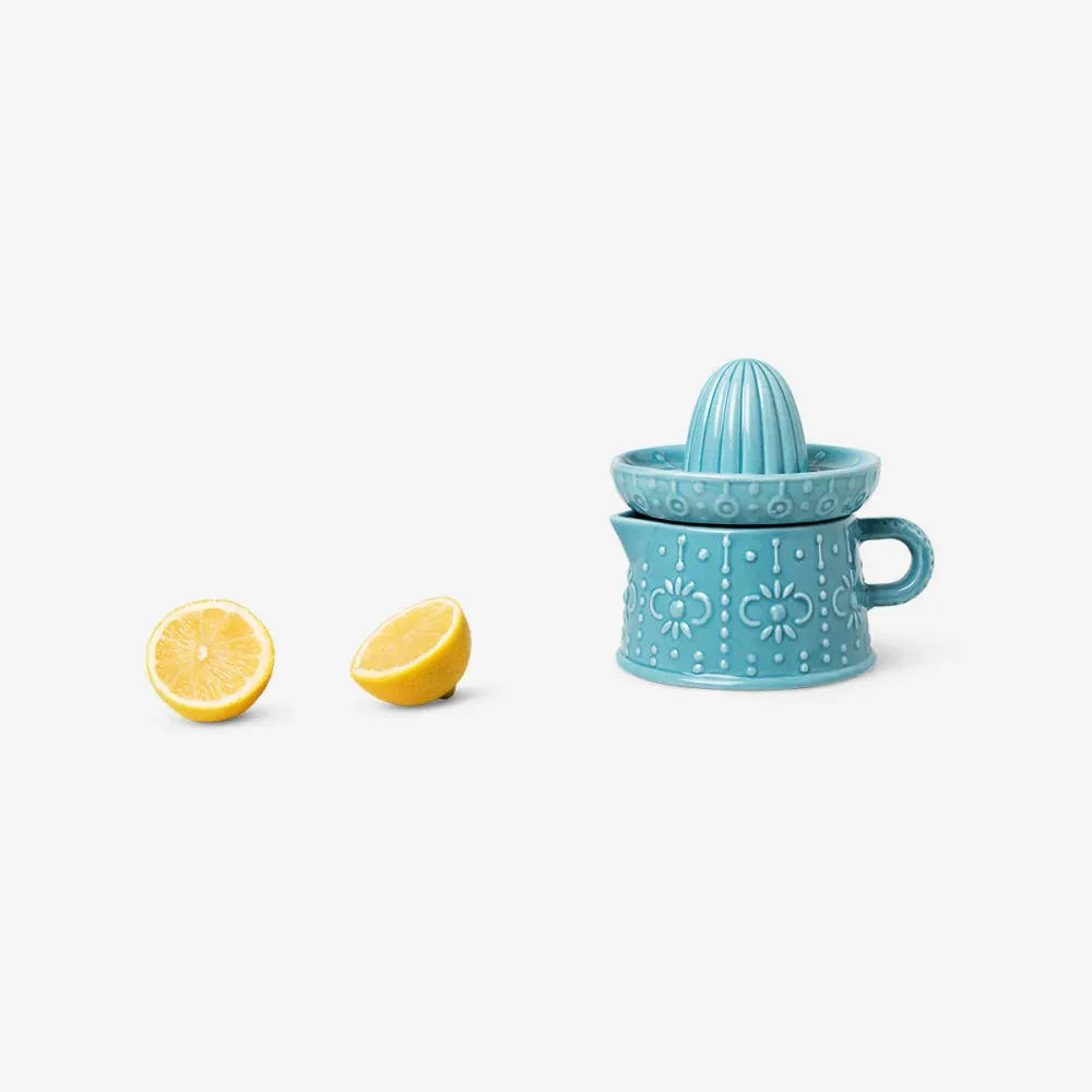 Blå keramisk citruspresserkande - 350 ml
