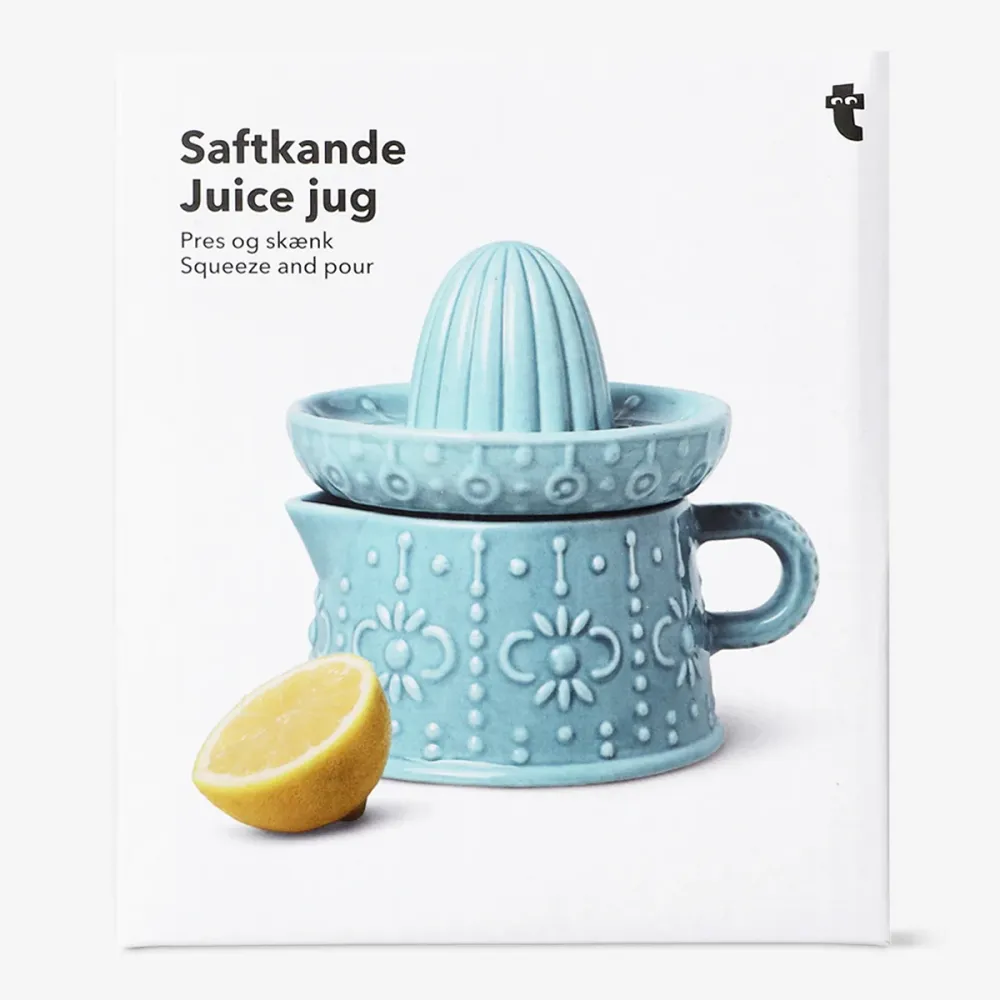Blå keramisk citruspresserkande - 350 ml