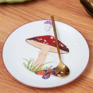 Keramisk svampetallerken - 16 cm