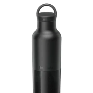 Klean Kanteen Rise Classic isoleret vandflaske i rustfri stål med Arch Loop, Black, 592 ml