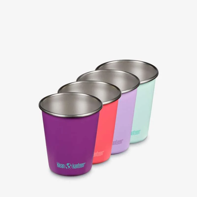 Klean Kanteen Stålkop - 296ml - 4-Pak - Butterflies