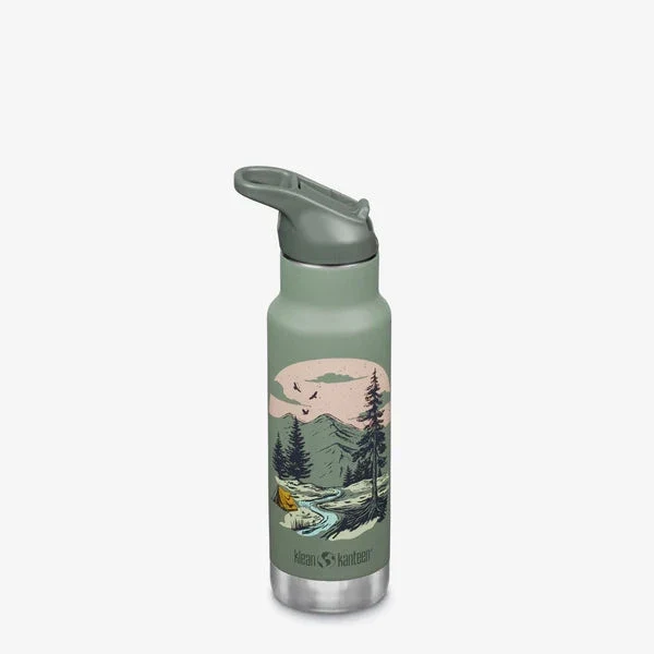 Klean Kanteen Termo Drikkedunk I Rustfrit Stål Til Børn 355 ML - Mountain Scape
