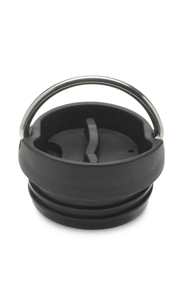 Klean Kanteen TKWide termokrus i rustfri stål med lækkefrit drikkelåg, Black, 473 ml