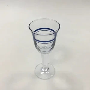 "Blå Klokke" Portvinsglas Holmegaard