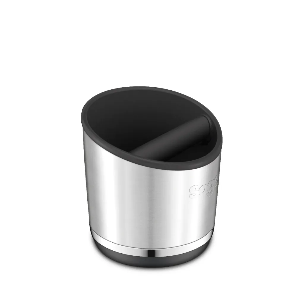 Knock Box 10 - Brushed Silver