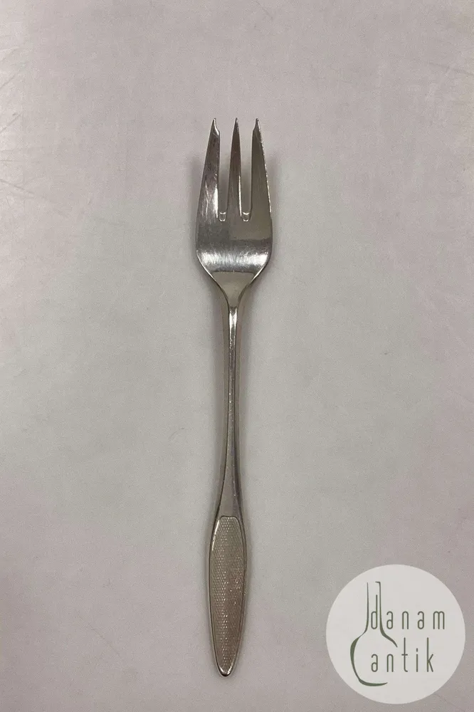 Kongelys Frigast/Gense sølvplet Kagegaffel