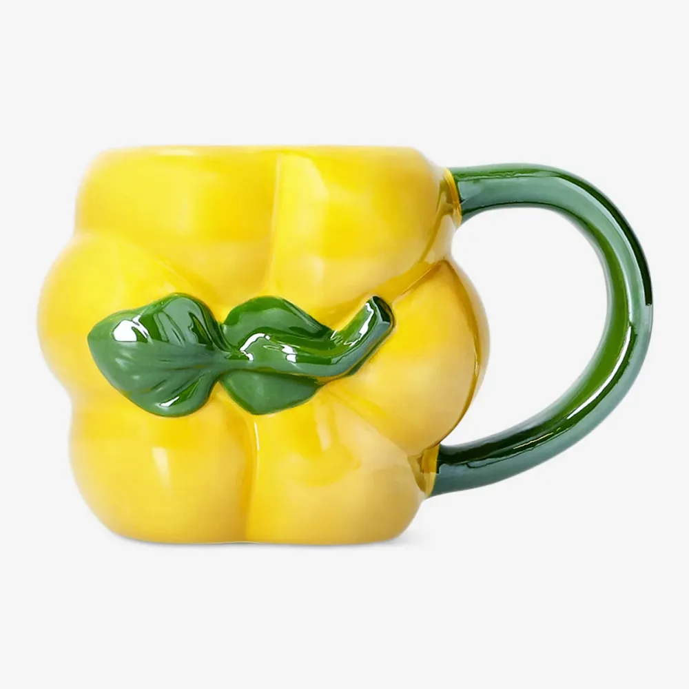 Krus med gul peberfrugt - 400 ml
