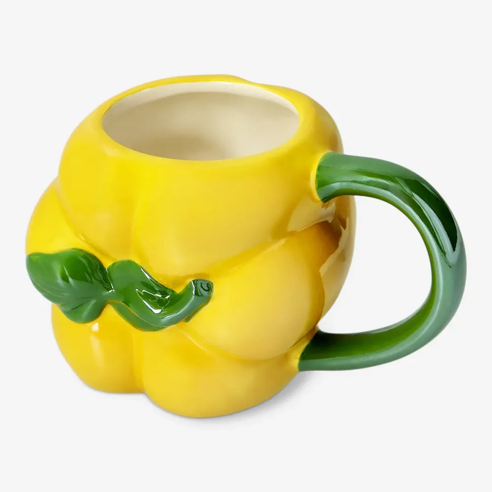 Krus med gul peberfrugt - 400 ml