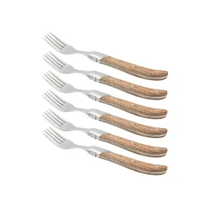 Laguiole Hâws steakgafler, Oak - 6 stk.