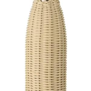 Ib Laursen - Termoflaske natur polyrattan håndflettet 500 ml - Polyrattan, Rustfrit stål - 1622-30