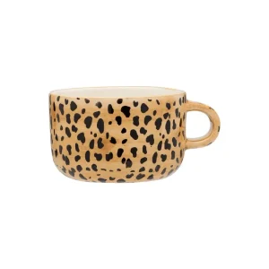 Leopard Cappuccino kop - brun