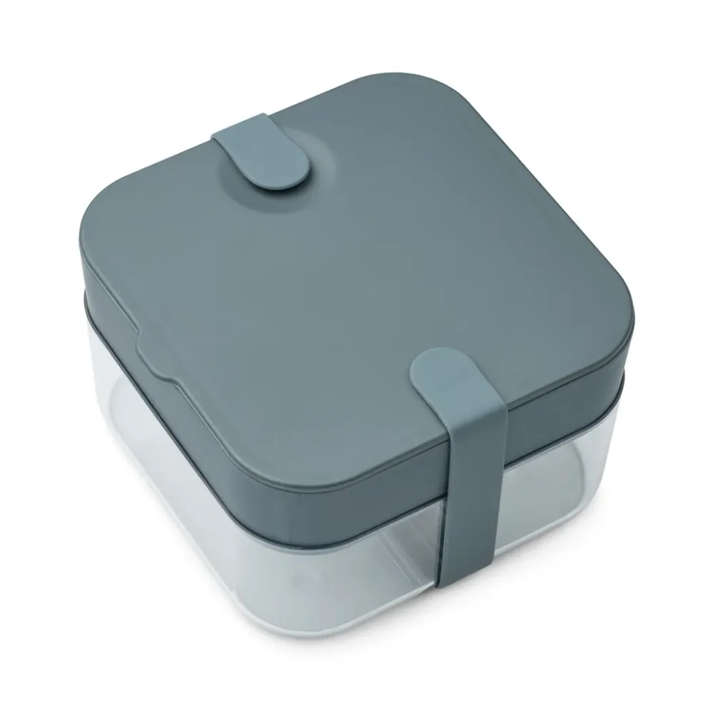Liewood Amandline Bento madkasse, Sea blue / Whale blue