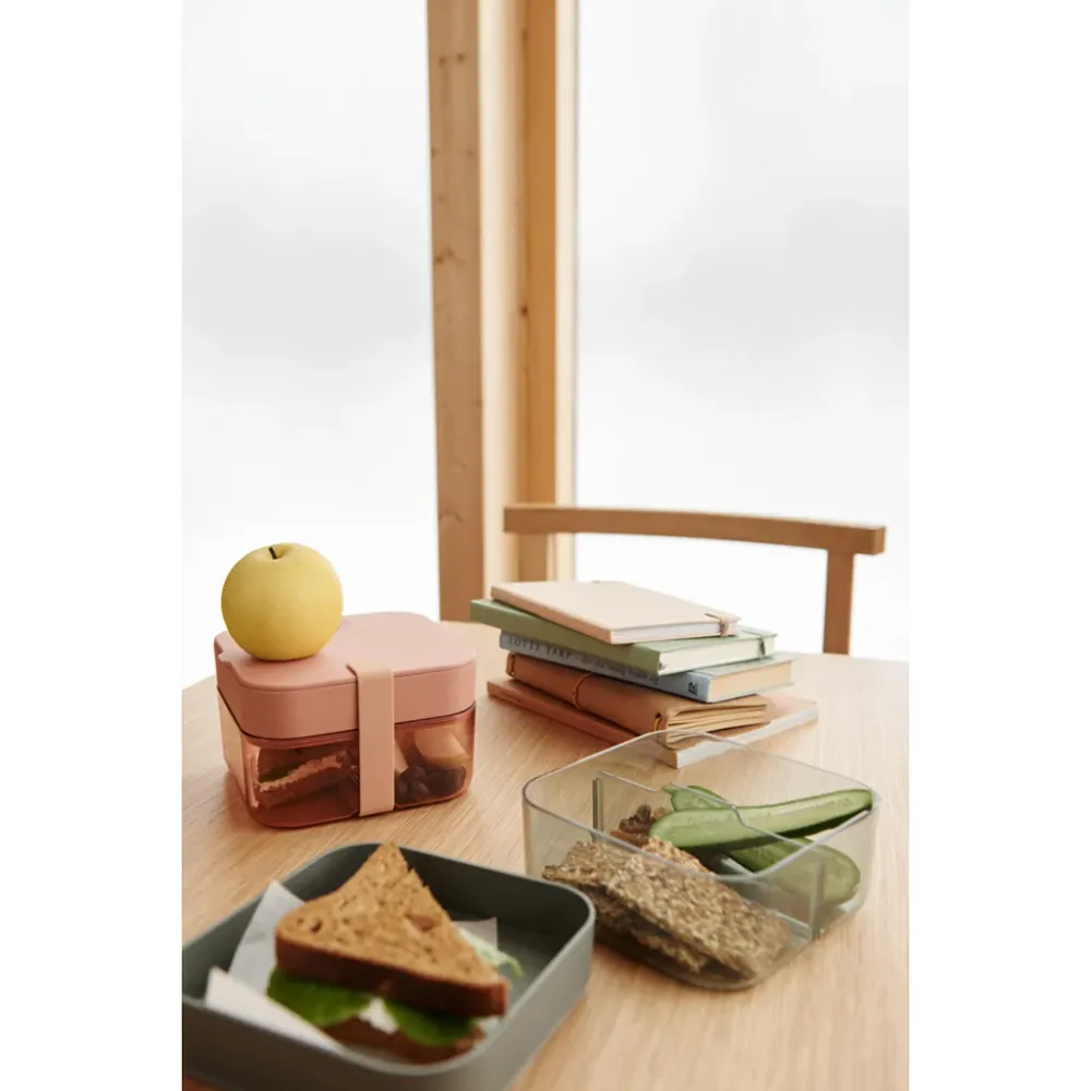 Liewood Amandline Bento madkasse, Sea blue / Whale blue
