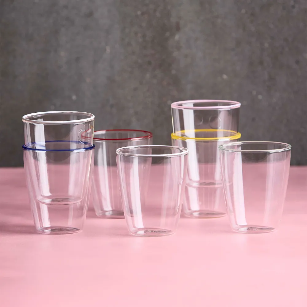 Life Color Art drikkeglas candyfloss