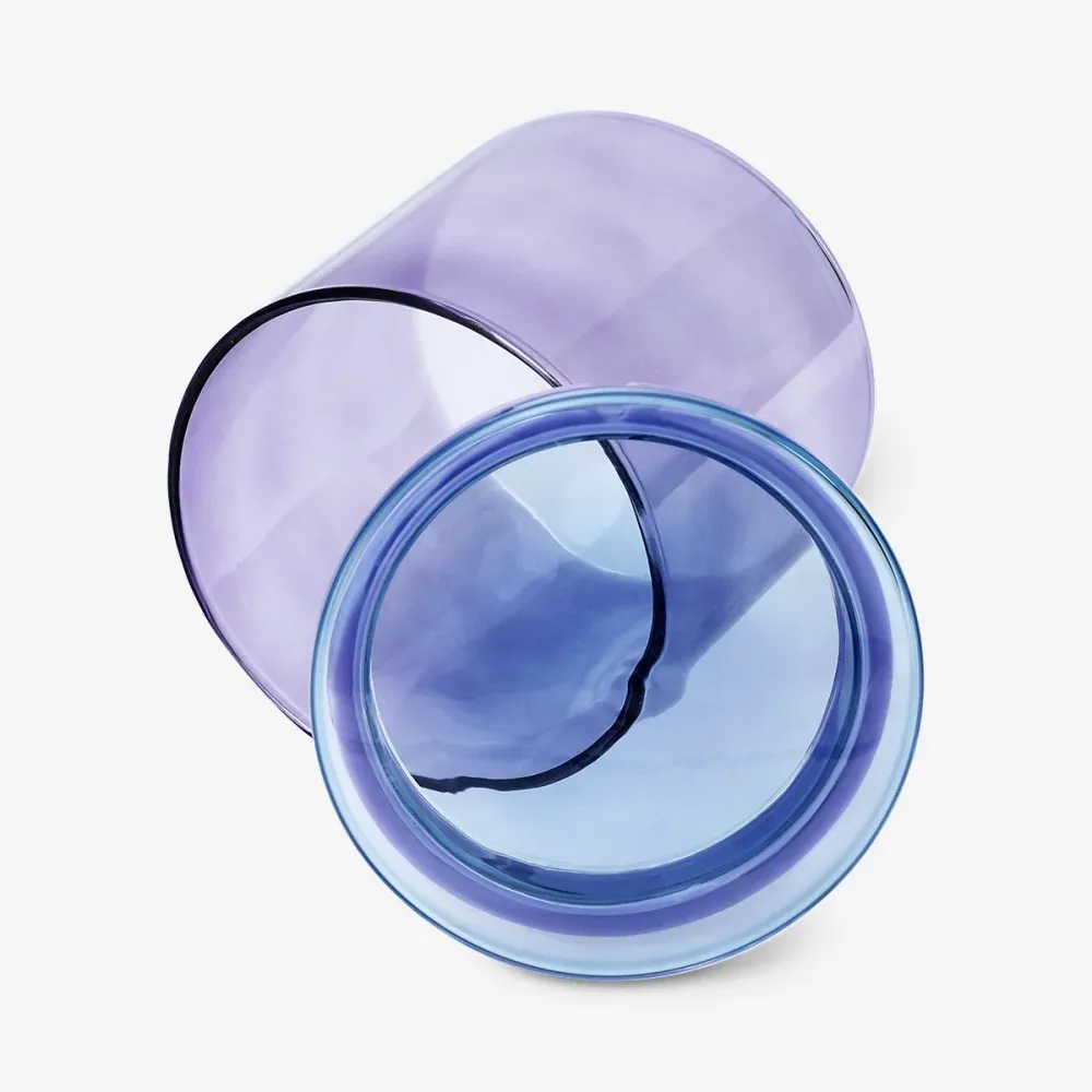 Lilla opbevaringskrukke af glas - 520 ml