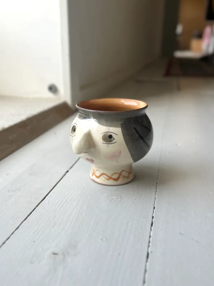Lille skål med ansigt - Vintage 230