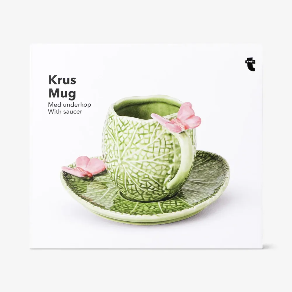 Lily pad-krus med underkop - 250 ml