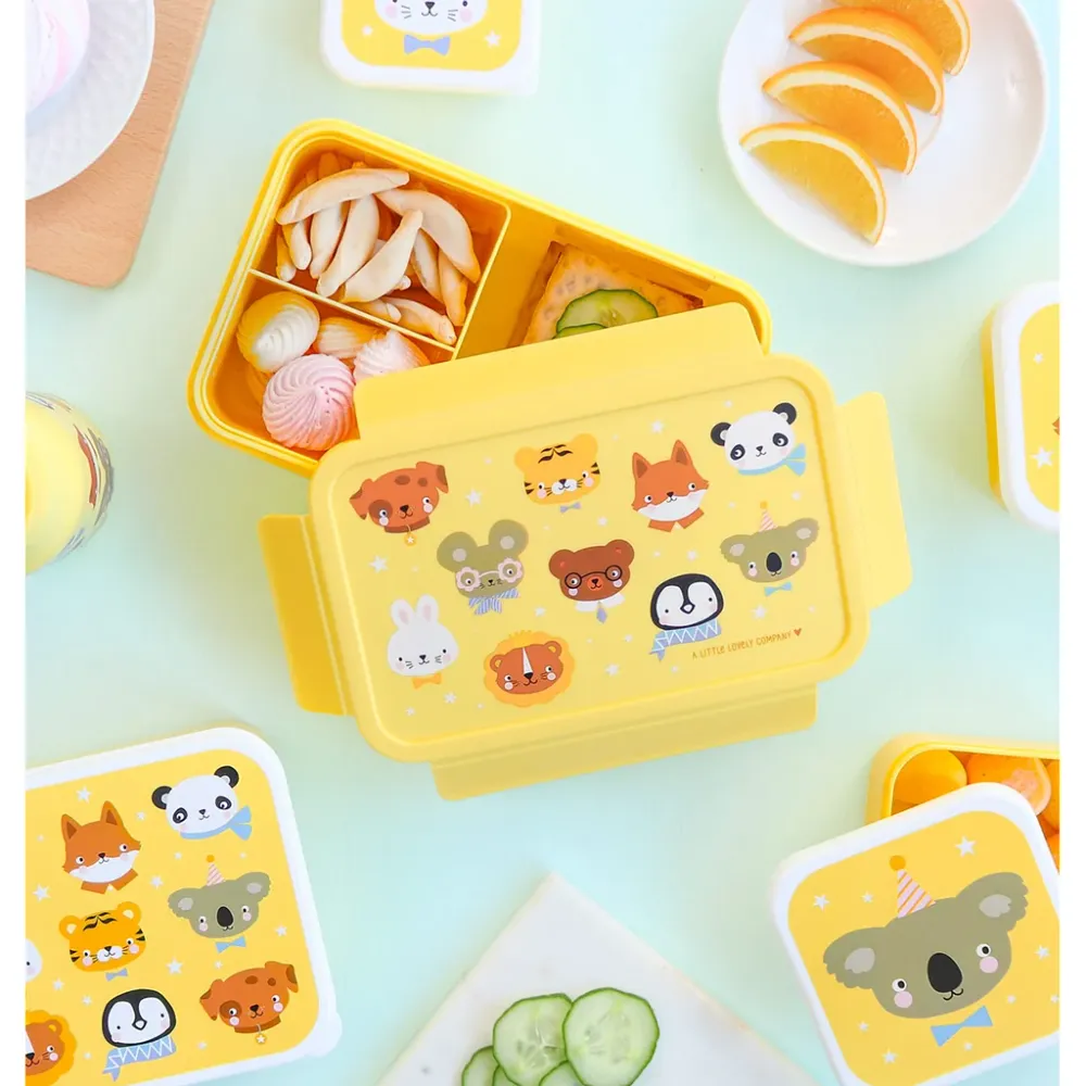 little lovely company madkasse, Bento - Dyrevenner