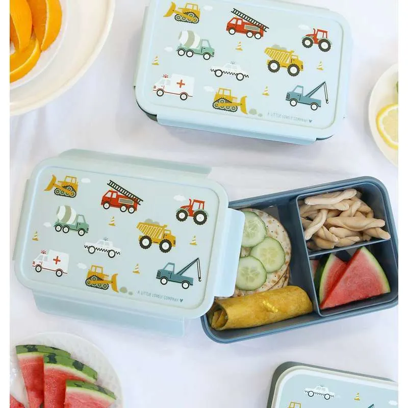 Little Lovely Company Ruminddelt Bento Madkasse - Vehicles