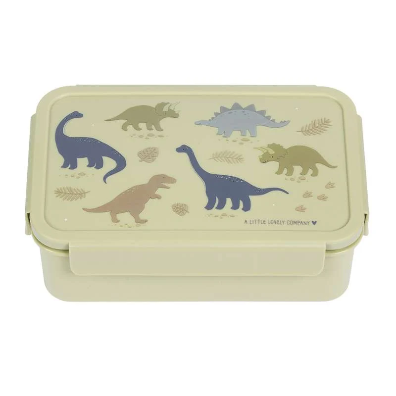 Little Lovely Company Ruminddelt Bento Madkasse - Dinosaur