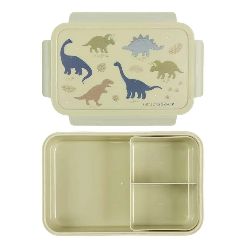 Little Lovely Company Ruminddelt Bento Madkasse - Dinosaur