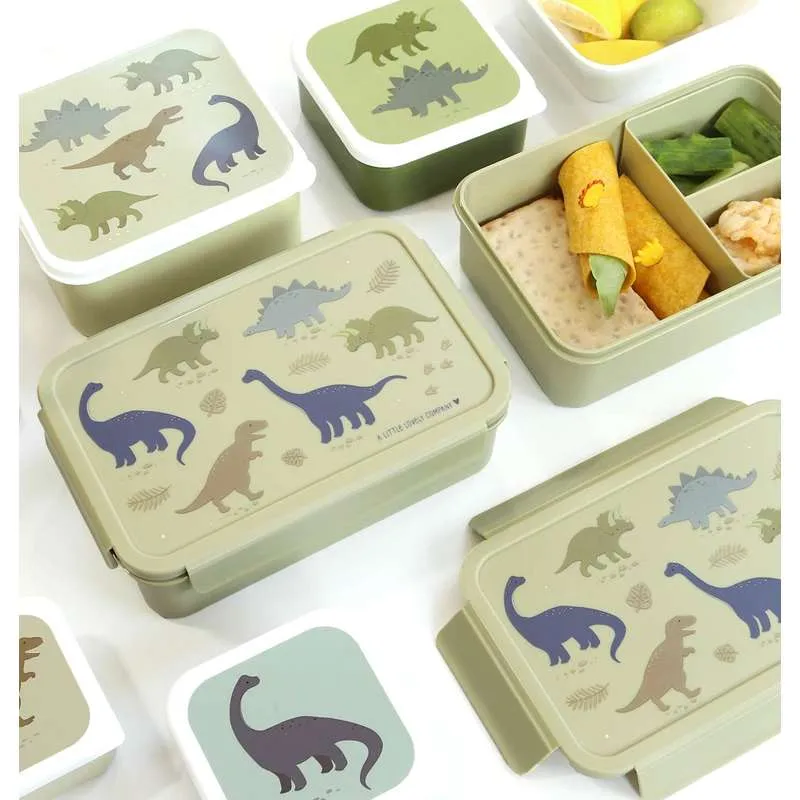 Little Lovely Company Ruminddelt Bento Madkasse - Dinosaur