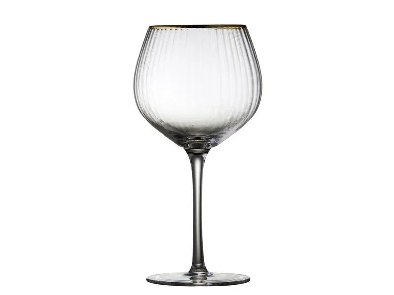 LYNGBY PALERMO GOLD GIN GLAS 65 CL 4-PAK