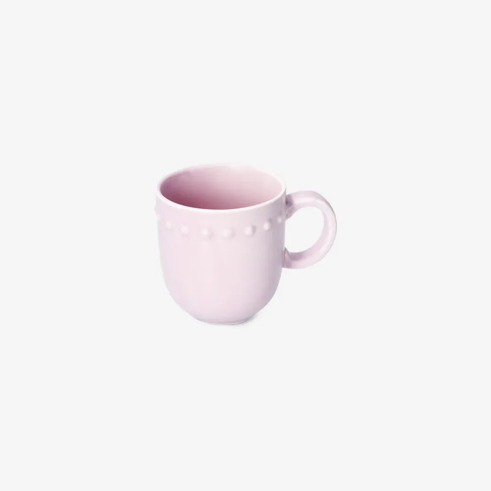 Lyserødt krus med boblekant - 390 ml