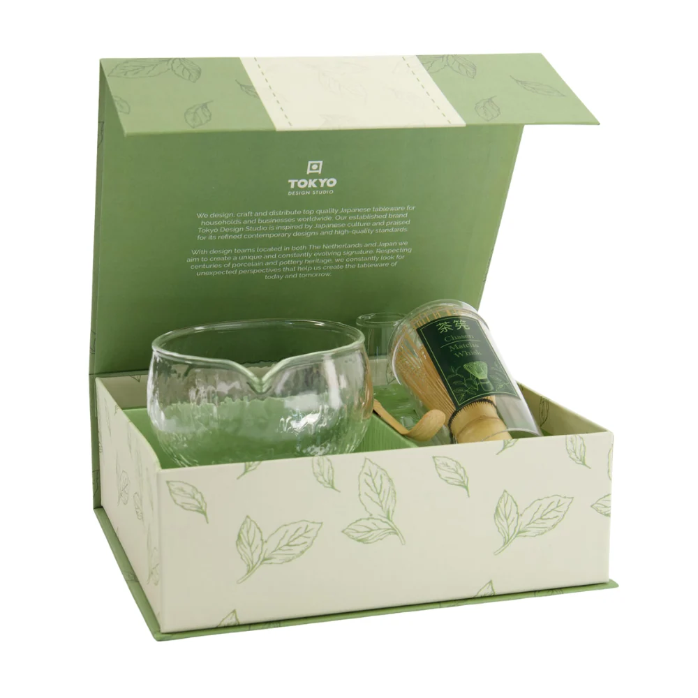 Matcha Glass gavesæt - klar