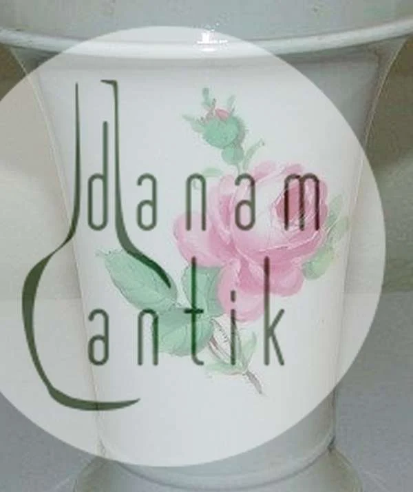 Meissen Porcelæn Vase med Rose Design