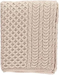 Merino-uldplaid "Maria" - Beige