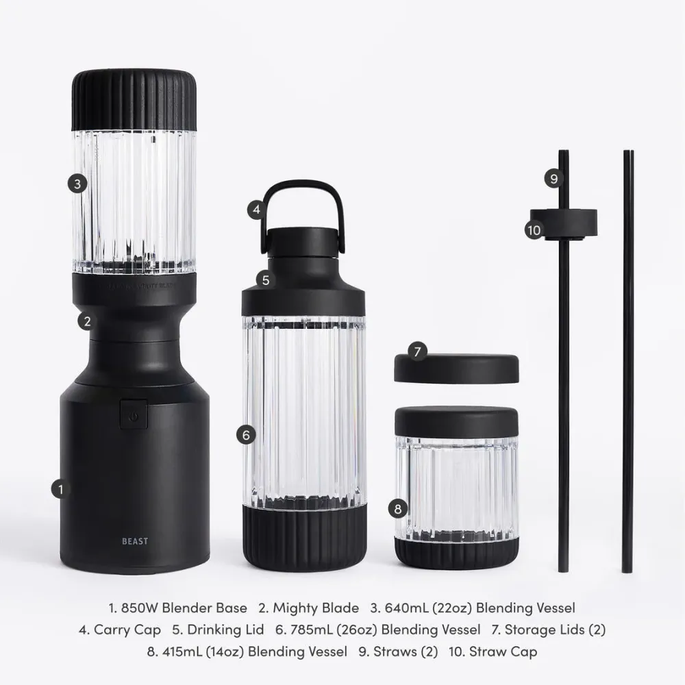 Mighty Plus 850 blender - Carbon Black