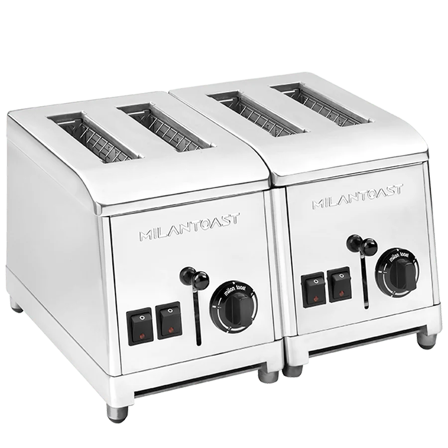 MILAN TOASTER 4 SKIVE KROM