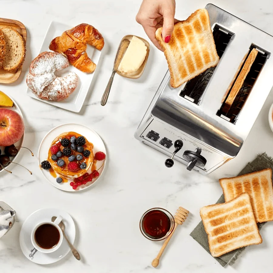 MILAN TOASTER 4 SKIVE KROM