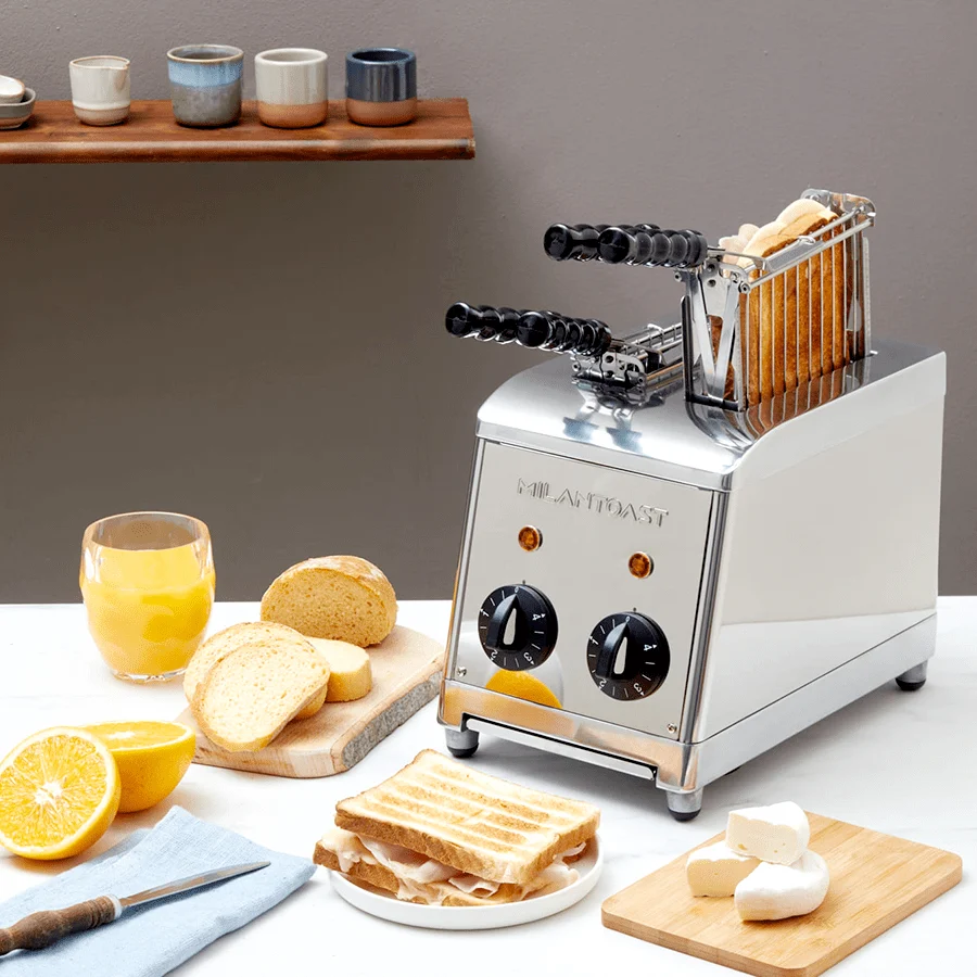 MILAN TOASTER 4 SKIVE KROM
