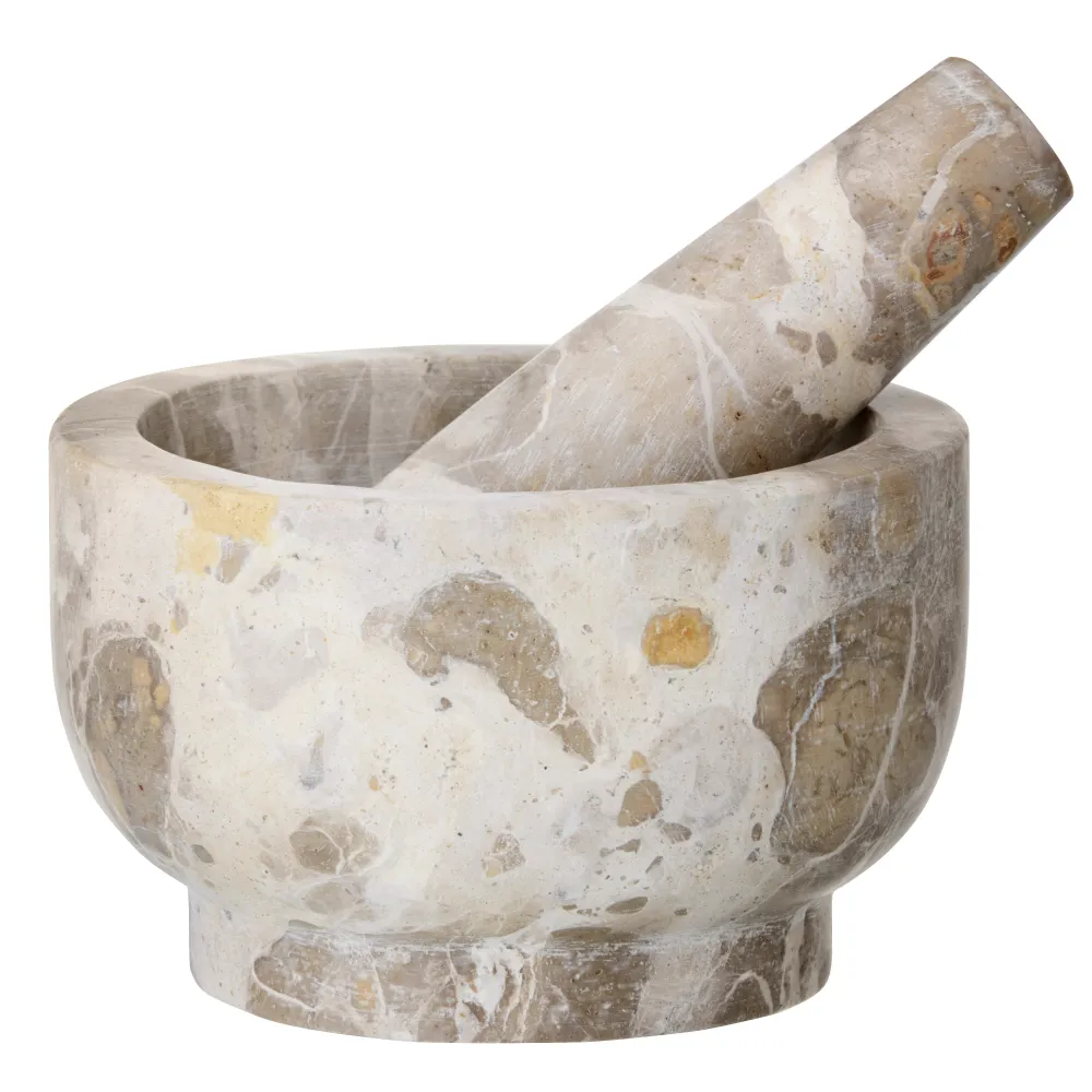Mortar m. pestle - leopard