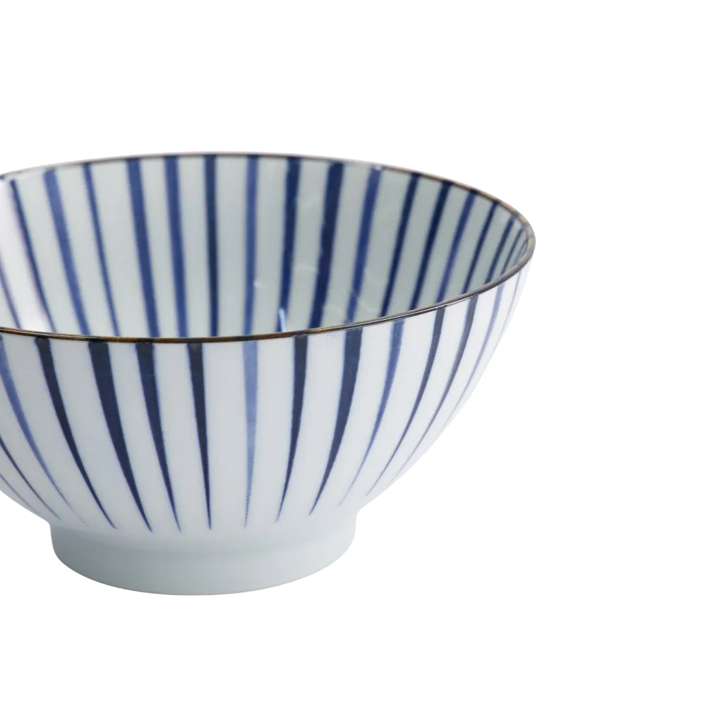 Natsu Tokusa Mixed skål, blå/hvid - Ø17,8 cm.