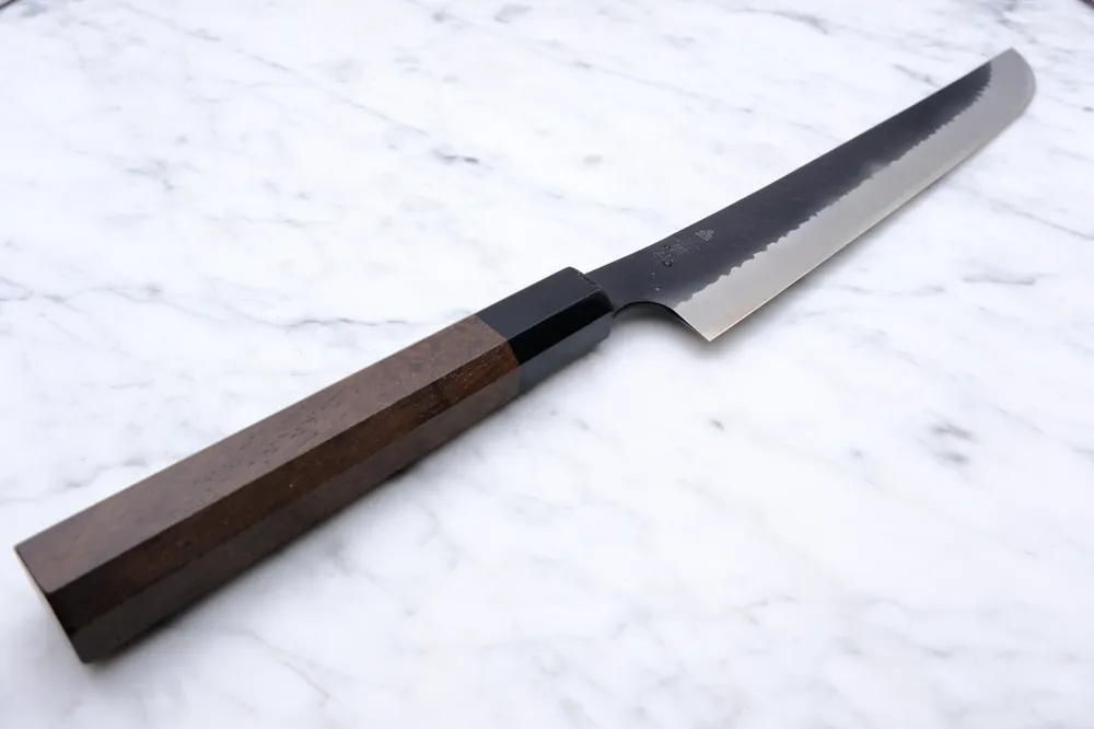 Nigara Hamono SG2 Kurouchi Walnut - 270 mm Sakimaru Sujihiki
