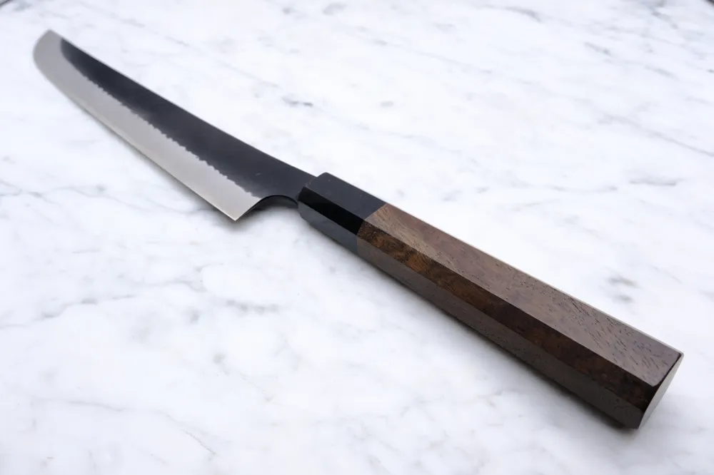 Nigara Hamono SG2 Kurouchi Walnut - 270 mm Sakimaru Sujihiki