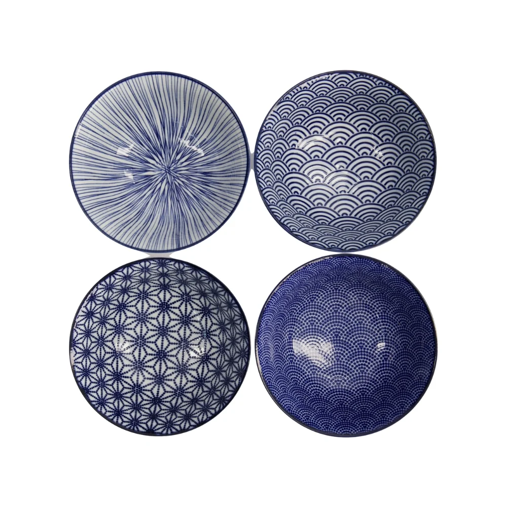 Nippon skåle, Blue Tayo - 4 stk.