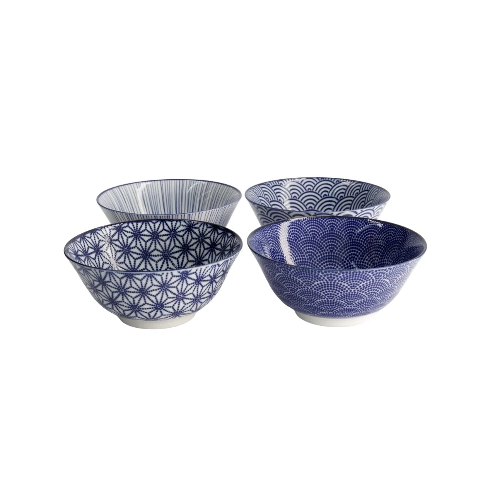 Nippon skåle, Blue Tayo - 4 stk.