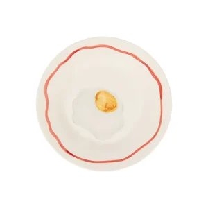 Oeuf frokosttallerken - rød