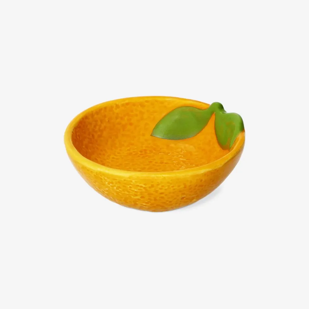 Orange skål - 10 cm