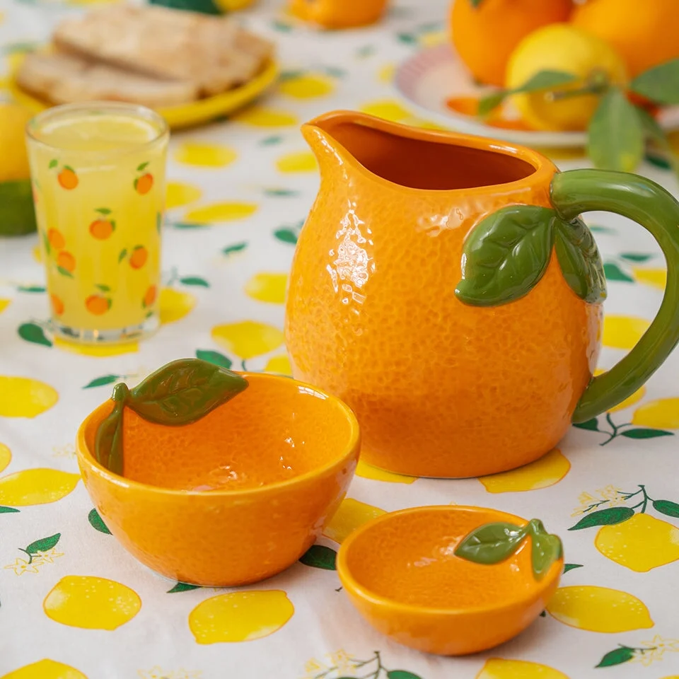 Orange skål - 10 cm