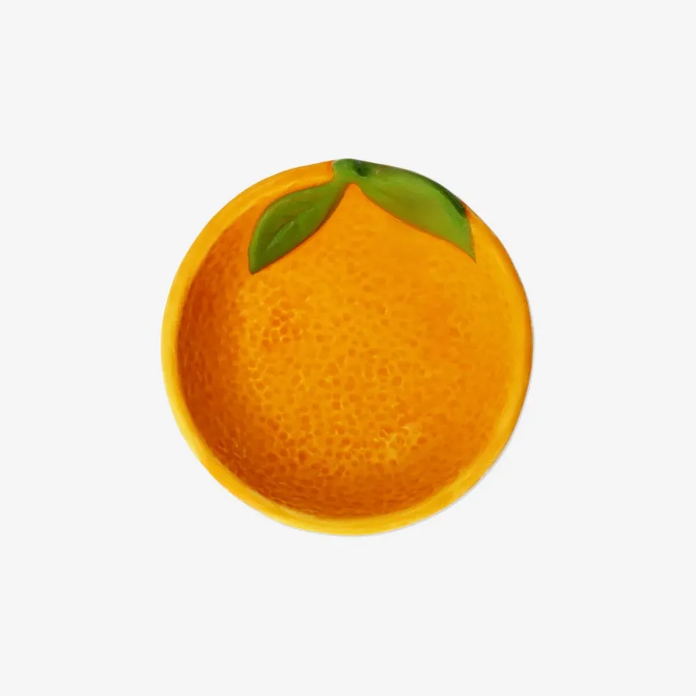 Orange skål - 10 cm