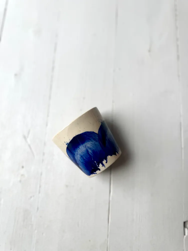 Original Cup, Blue Brush