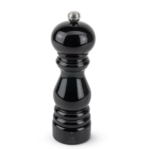 Paris US saltkværn, sort lak - 18 cm.