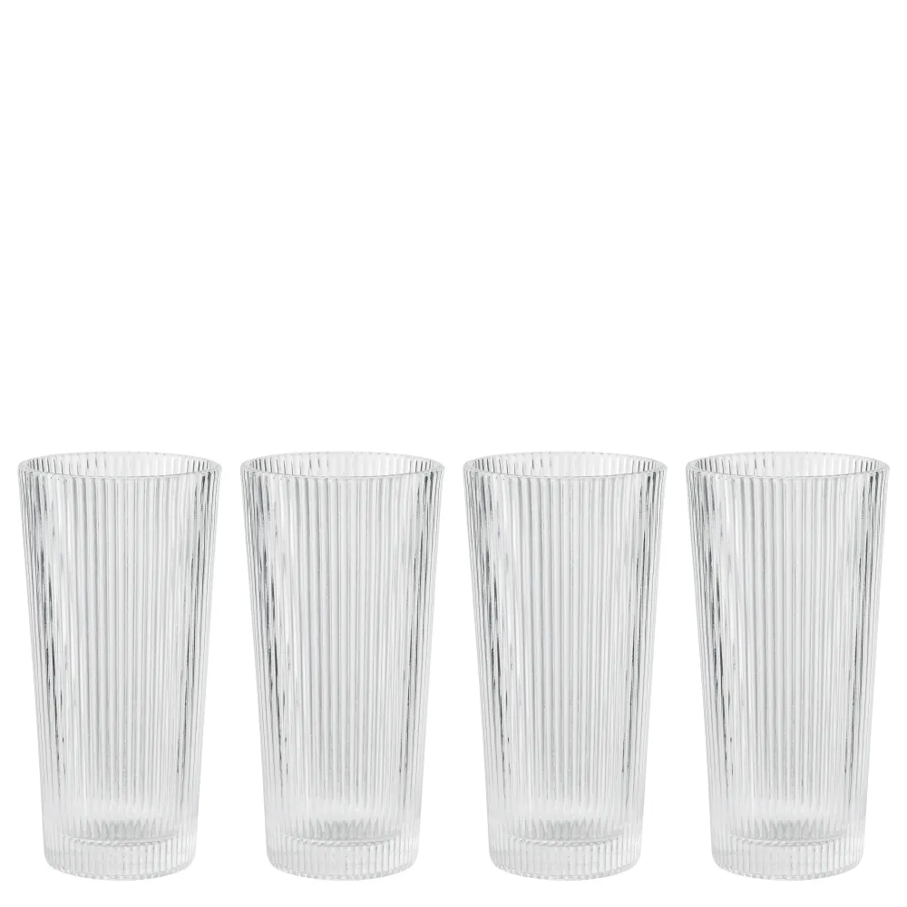Pilastro long drink glas, 30 cl - 4 stk.