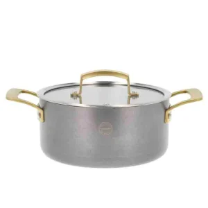 Pillivuyt Gourmet Durance Gryde med låg 2,9 liter 20 cm Rustfrit stål