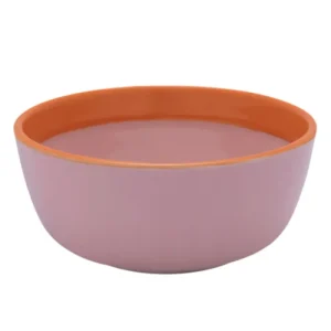 Play skål, pink/orange - Ø13 cm